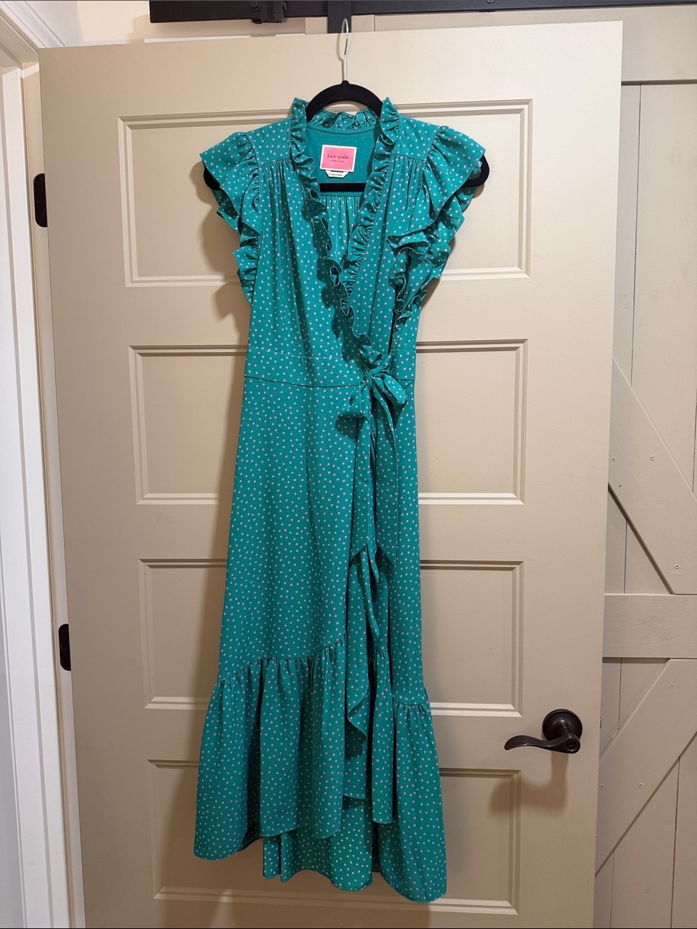 Kate Spade Poolside Dot Wrap Dress - size 0